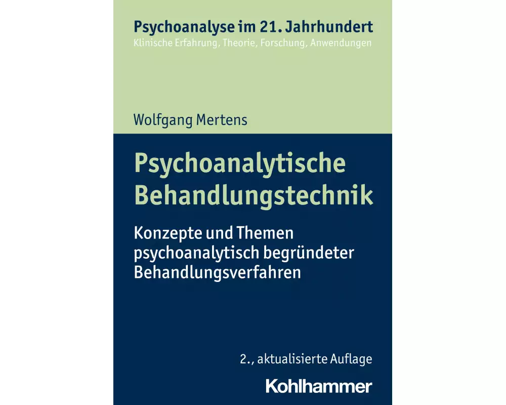Psychoanalytische Behandlungstechnik