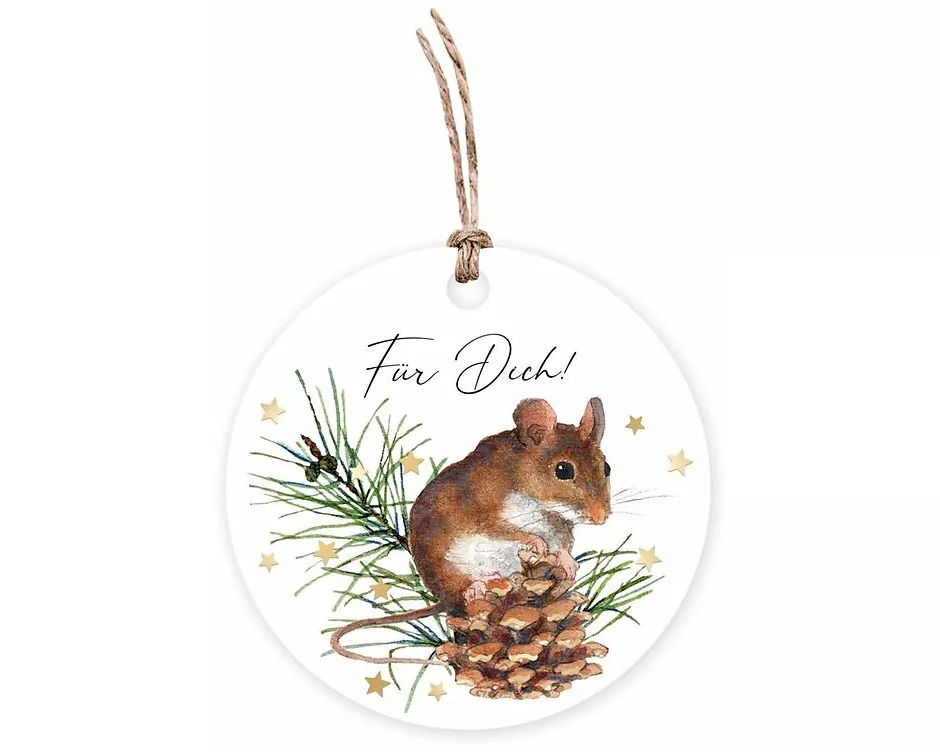 Geschenkanhänger. Maus Für Dich