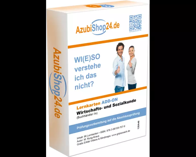AzubiShop24.de Lernkarten Wirtschafts- und Sozialkunde Buchhändler