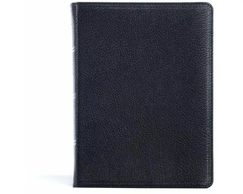 CSB Pastor's Bible, Verse-By-Verse Edition, Holman Handcrafted Collection, Black Premium Goatskin