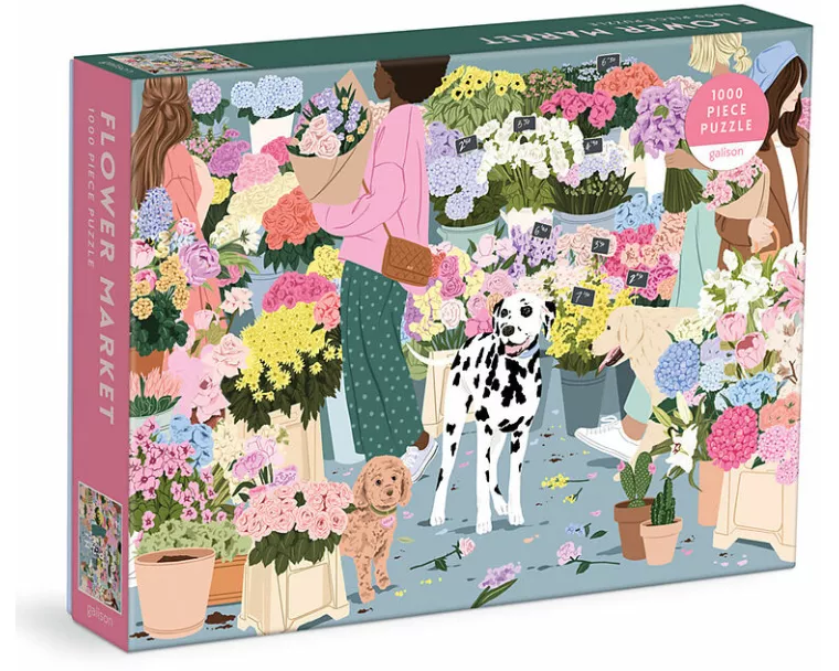 Flower Market 1000 Piece Puzzle