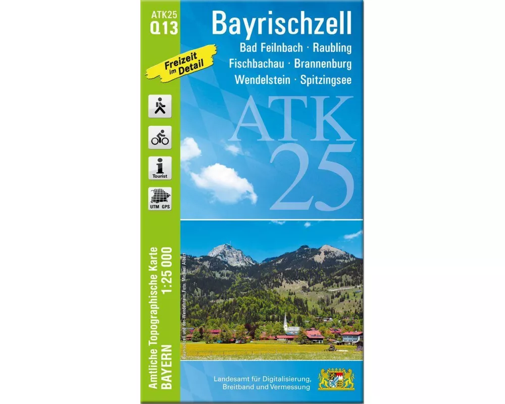 ATK25-Q13 Bayrischzell (Amtliche Topographische Karte 1:25000)