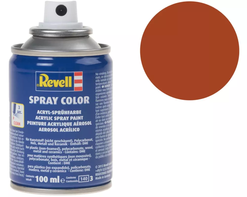 Revell Acrylspray 100 ml Deckend/Matt-Rostbraun