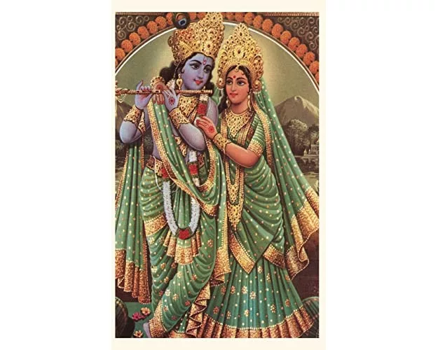 Vintage Journal Krishna and Radha