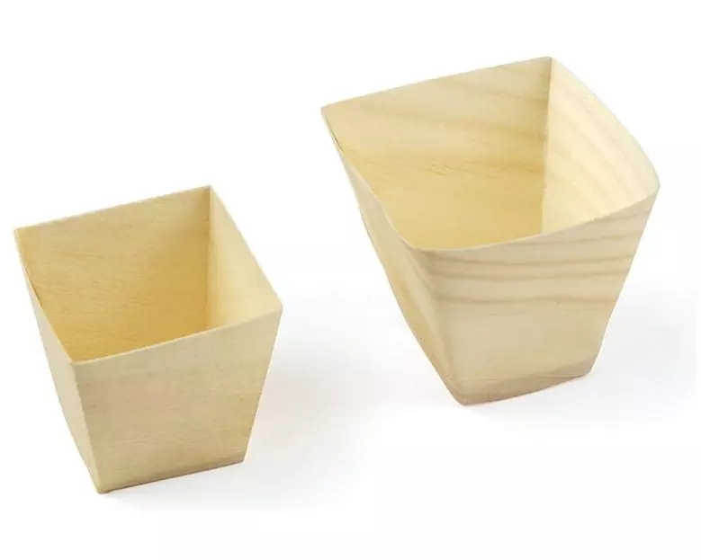 Sier Fingerfood-Schale 5.5 x 5.5 x 5.5 cm, 40 Stück