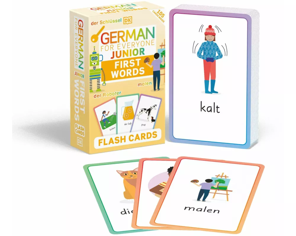 German for Everyone Junior First Words Flash Cards