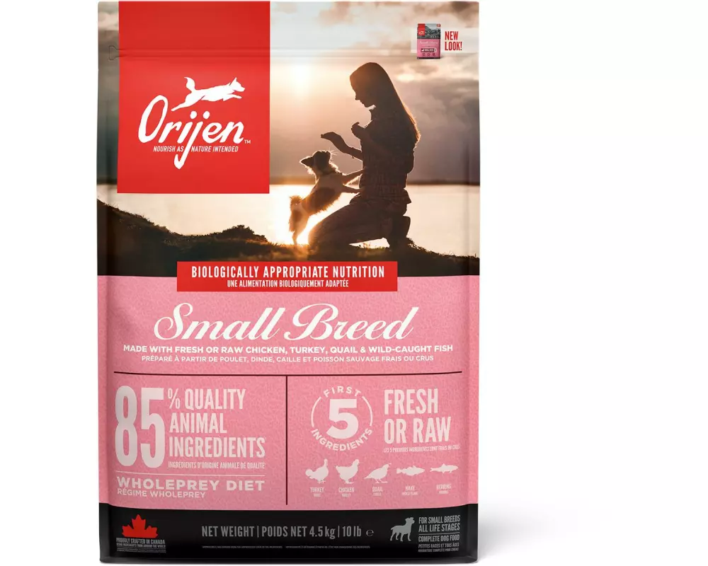 Orijen Trockenfutter Dog Adult Small Breed mit Truthahn, 4.5 kg