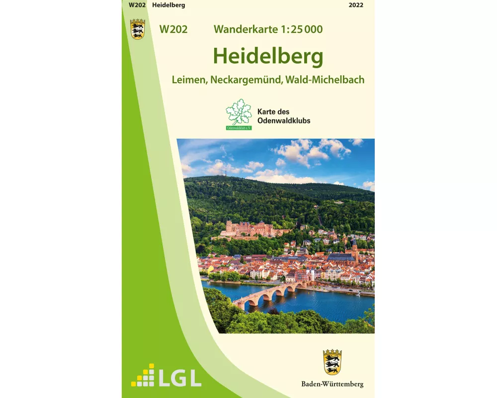W202 Wanderkarte 1:25 000 Heidelberg