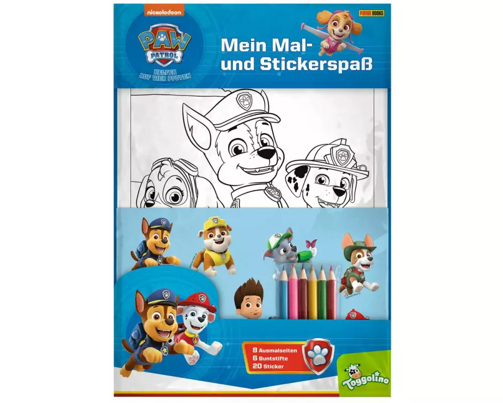 PAW Patrol: Mein Mal- und Stickerspaß