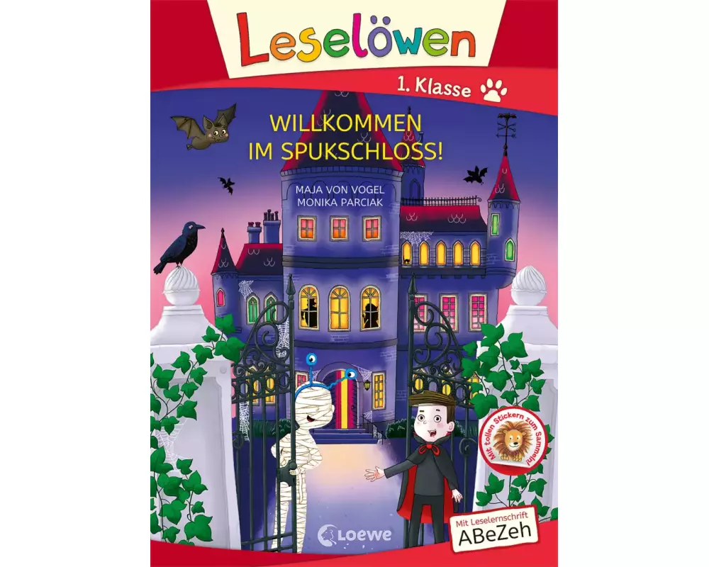 Leselöwen 1. Klasse - Willkommen im Spukschloss! (Großbuchstabenausgabe)