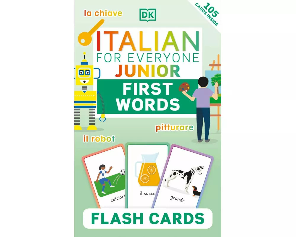 Italian for Everyone Junior First Words Flash Cards