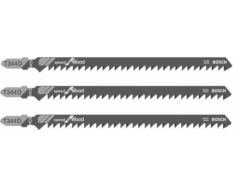 Bosch 3 Stichsägeblätter T344D