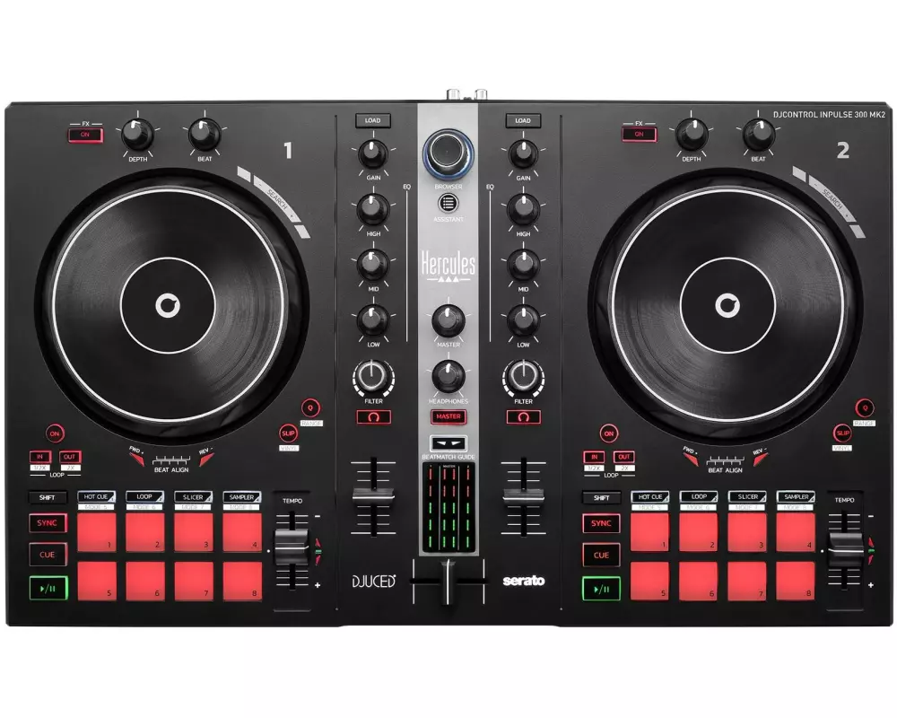Hercules DJ-Controller DJControl Inpulse 300 – MK2