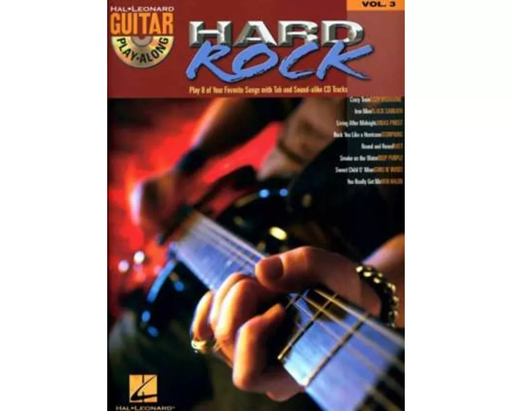Hard Rock Guitar Play-Along Volume 3 Book/Online Audio