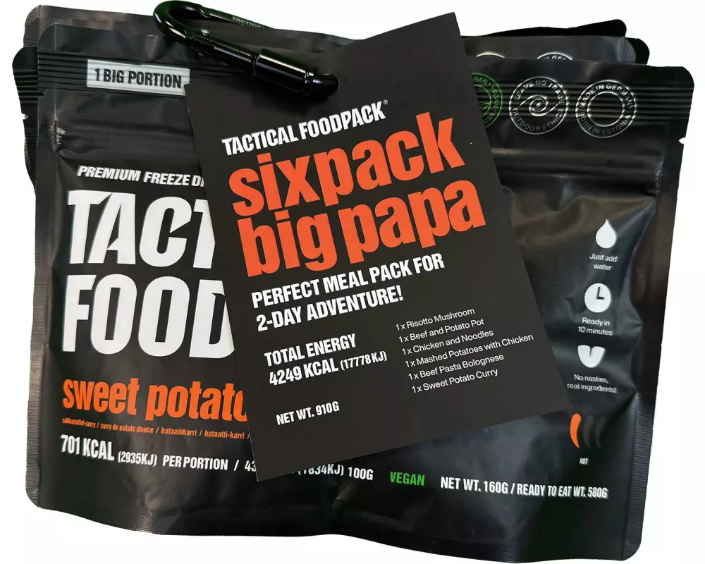 Tactical Foodpack Hauptgericht Sixpack Big Papa