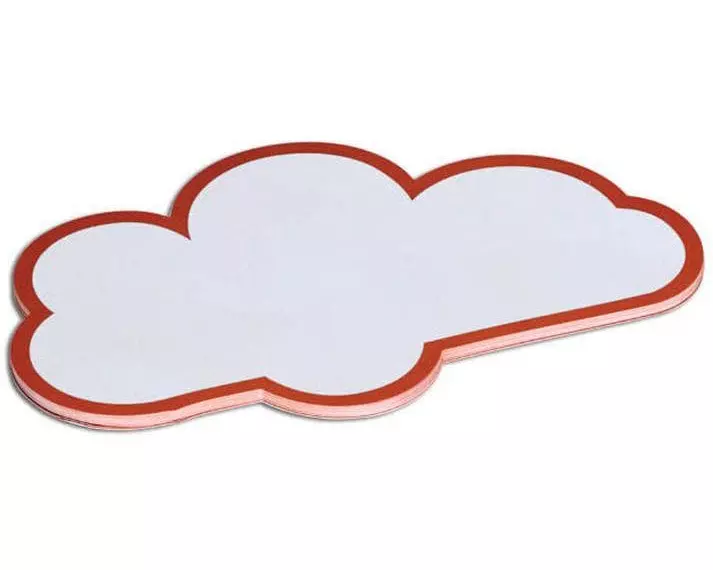 Maul Moderationskarten 14 x 23 cm Wolke, 20 Stück