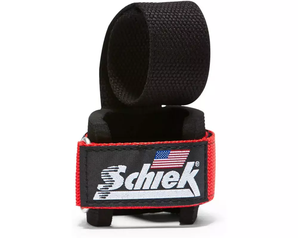Schiek Sports Deluxe Powerlifting Zughilfen, Rot One Size