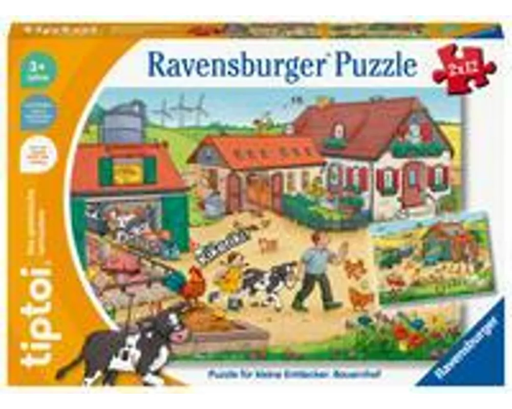 tiptoi Puzzle für kleine Entdecker: Bauernhof - 2x12 Teile