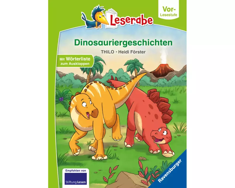Leserabe Vor-Lesestufe - Dinosauriergeschichten