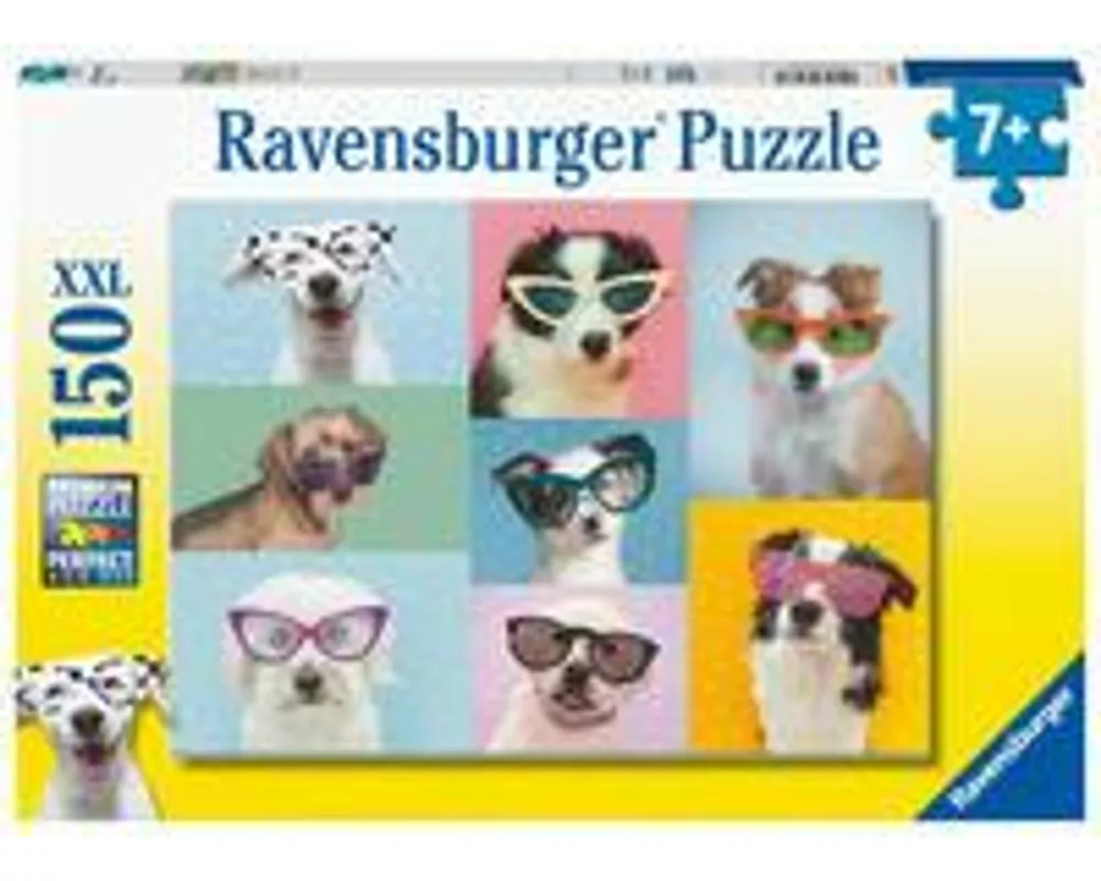 Kinderpuzzle 150 XXL Teile - Witzige Hunde