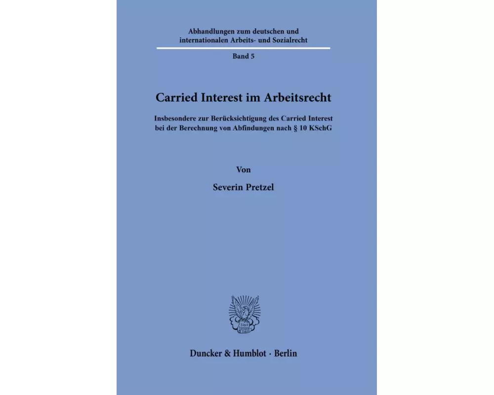 Carried Interest im Arbeitsrecht