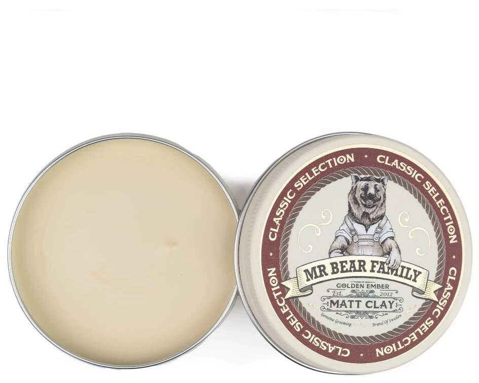 Mr. Bear Family Golden Ember Matt Clay Pomade 100 ml