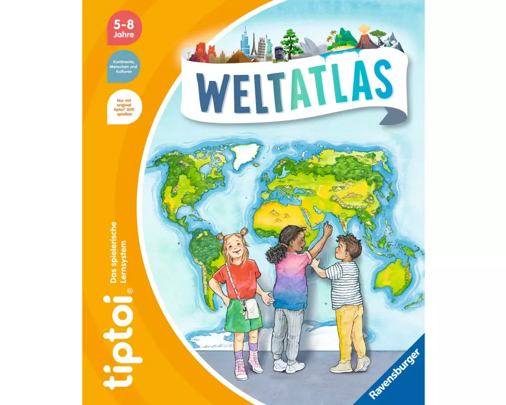 tiptoi Lernbuch Weltatlas -DE-
