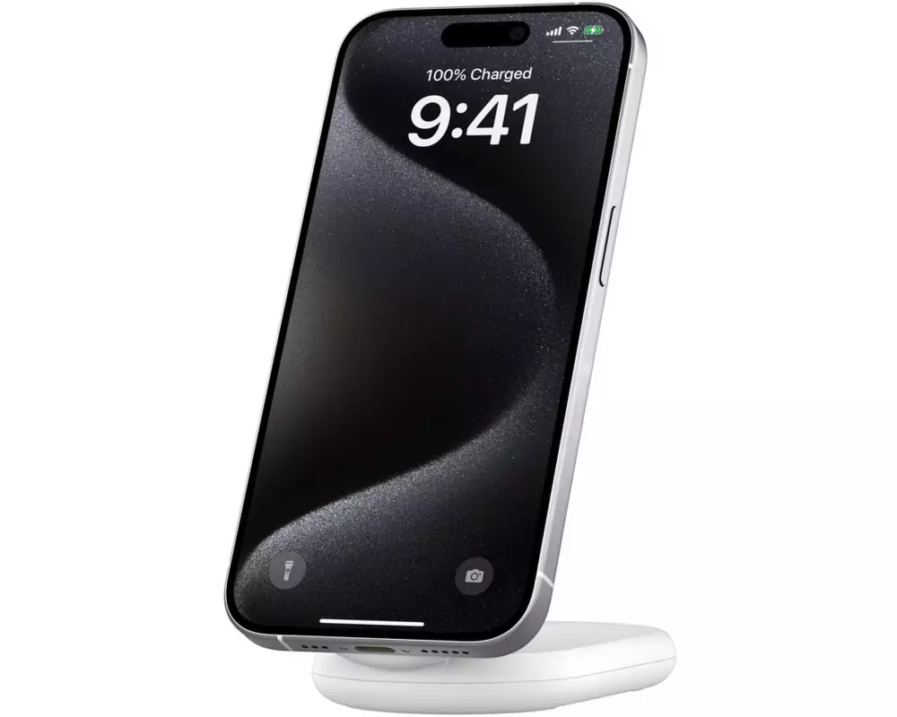 Belkin Wireless Charger Boostcharge klappbar Weiss inkl. Netzteil