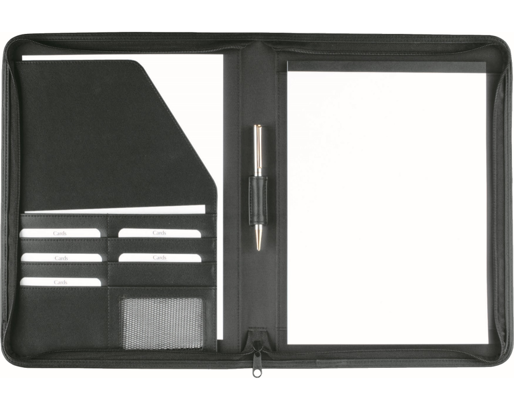 RIDOIDE Schreibmappe 260x350mm 738 30 mit RV, inkl. Block A4 schwarz