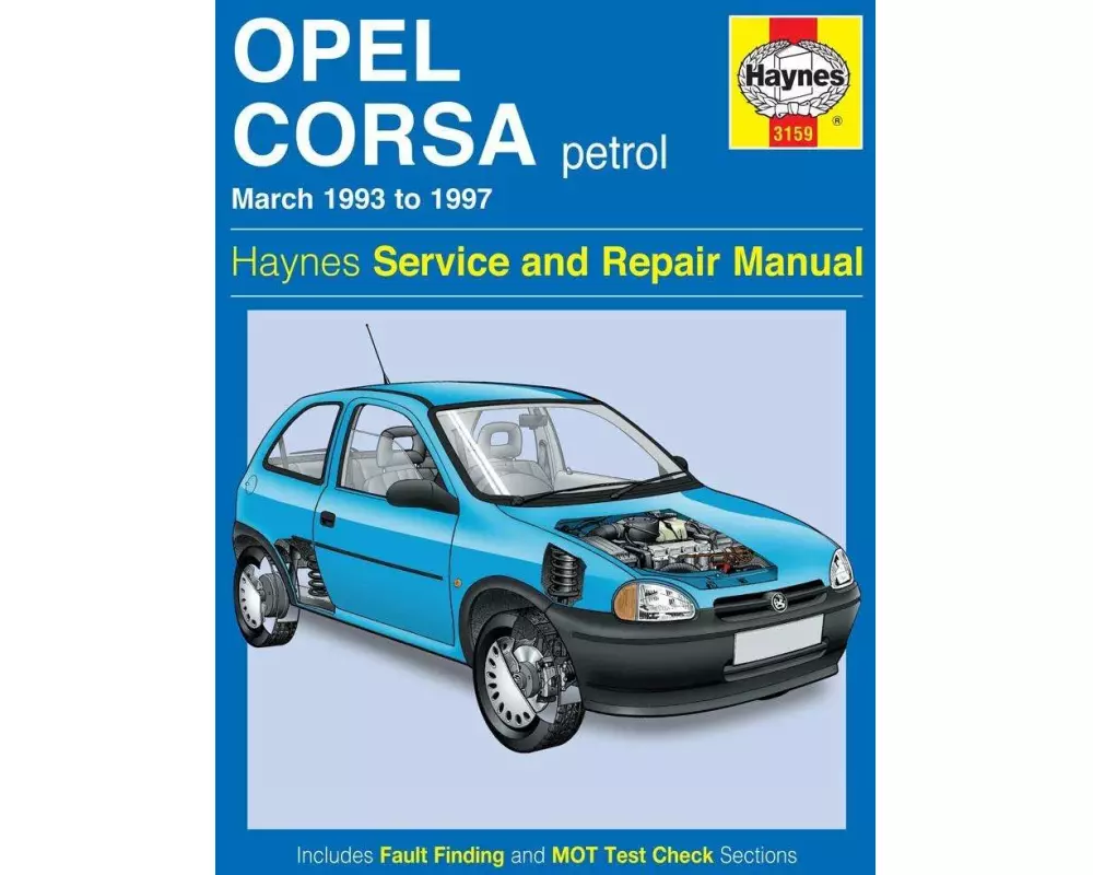 Opel Corsa Petrol (Mar 93 - 97) Haynes Repair Manual