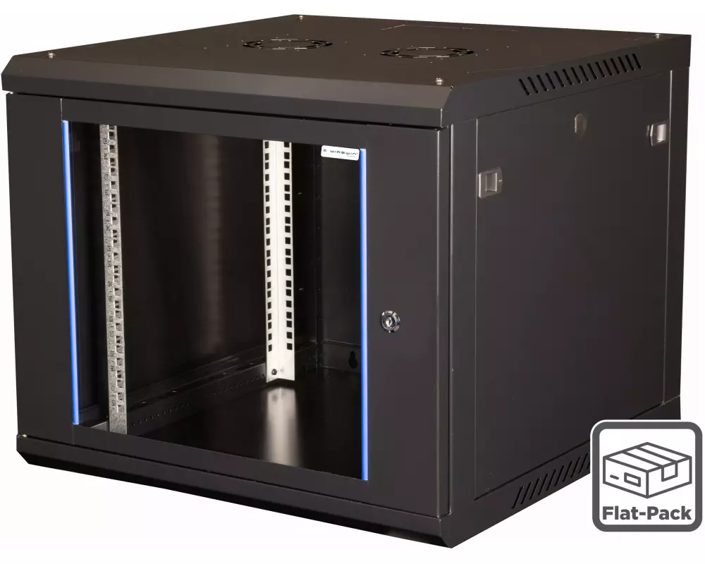 Wirewin Wandschrank 600X600X9U Pro 3rd Gen 19" / 9HE / Flat-Pack