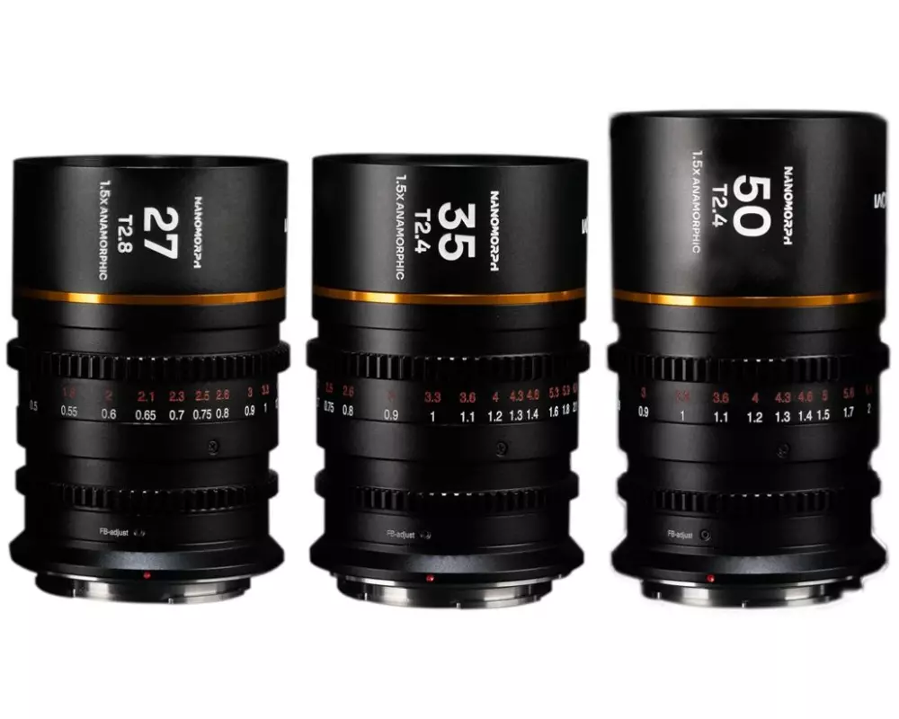 Venus Optic Festbrennweite Nano S35 Prime Kit (Amber) – Sony E-Mount