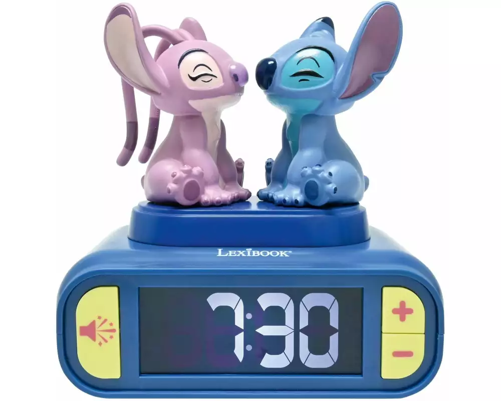 Lexibook Nachtlicht-Wecker Stitch & Angel