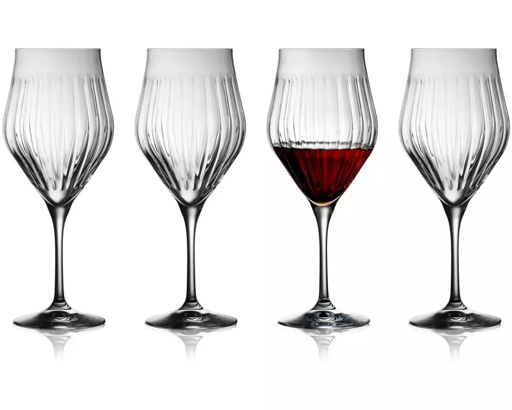 Lyngby Rotweinglas Ane 650 ml, 4 Stück, Transparent