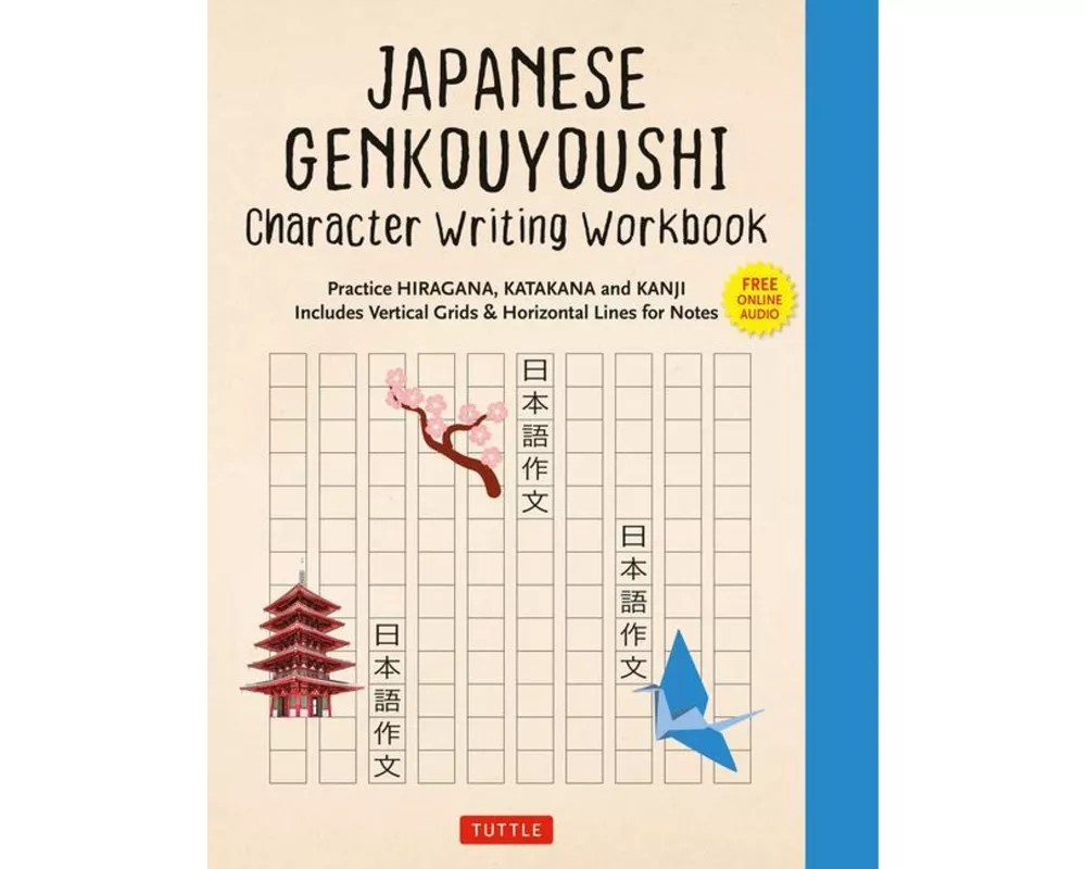 Japanese Genkouyoushi Character Writing Workbook
