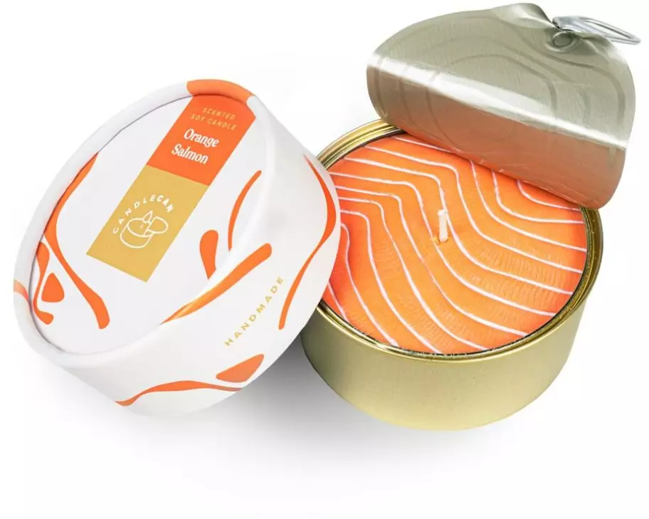 Mandatus Duftkerze Orange Salmon Candle Can
