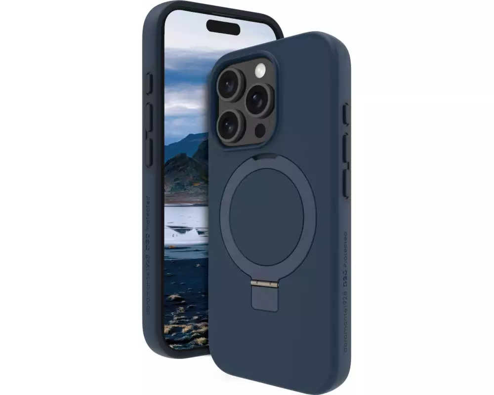 dbramante1928 Back Cover Iceland Ultra D3O Kick iPhone 16 Pro Max Blau