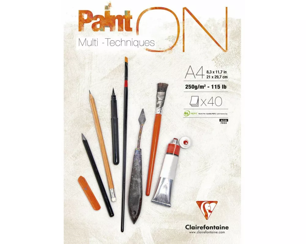 Multitechnik Paint'ON A4 250g 40 Blatt
