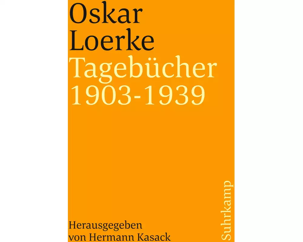 Tagebücher 1903-1939