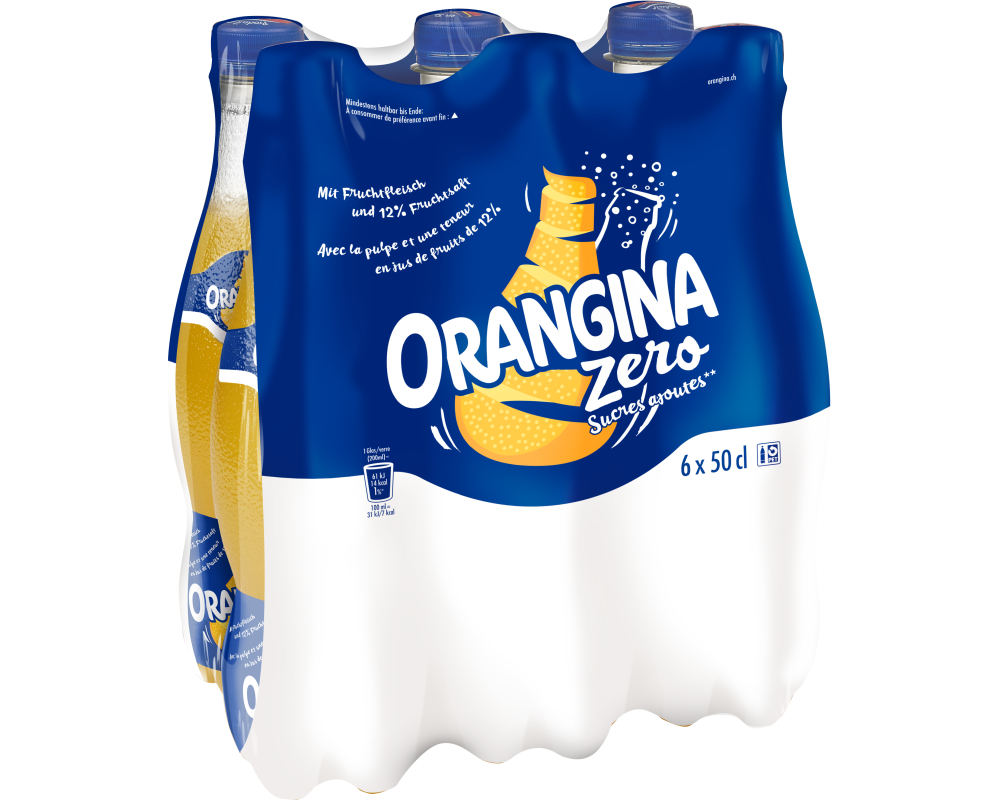 ORANGINA Original Zero 10003532 50 cl, 6 Stk.