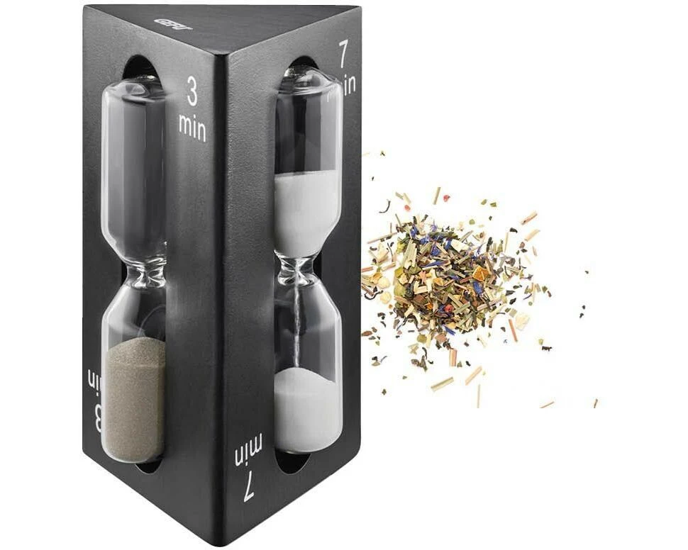 GEFU Tee-Sanduhr Sando Schwarz/Transparent