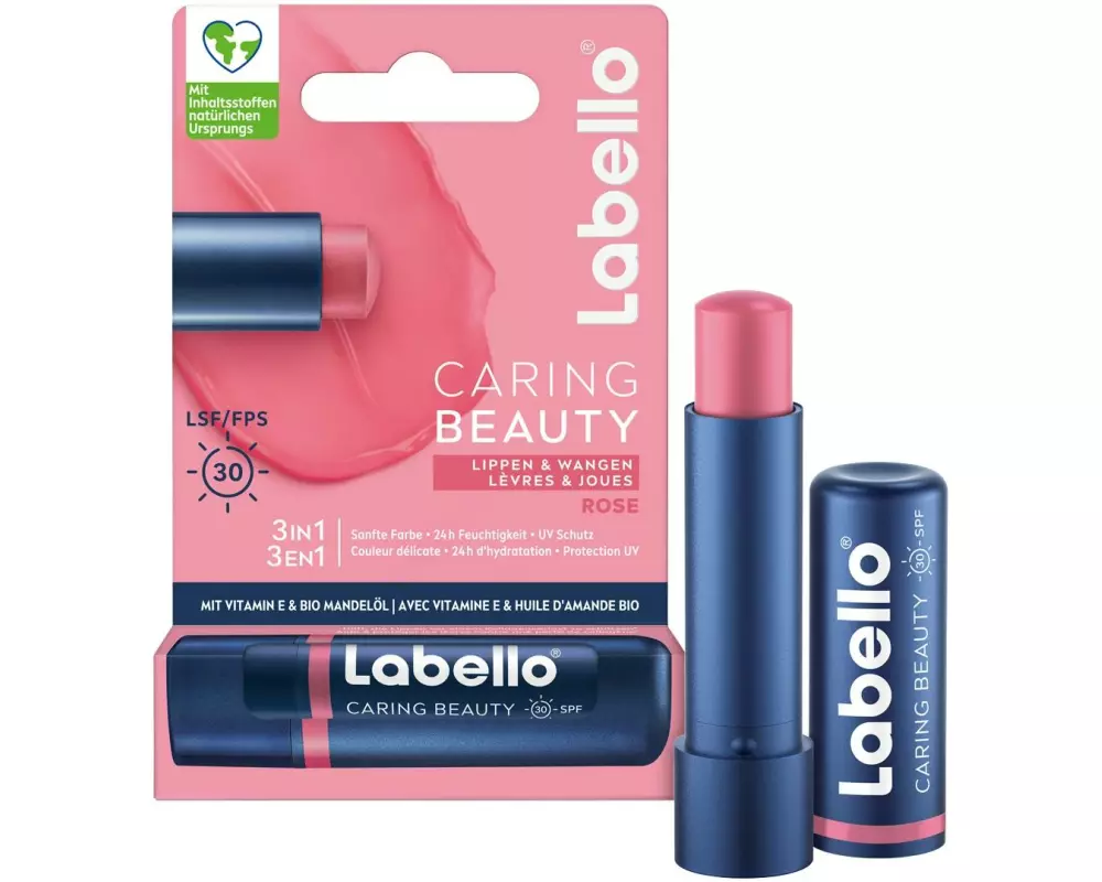LABELLO Lippenbalsam Caring Beauty Lip Rose 4.8 g
