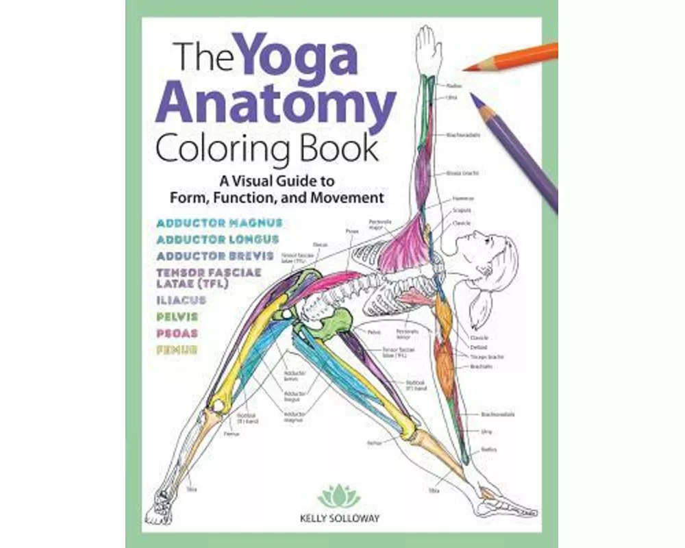 Yoga Anatomy Coloring Book, The