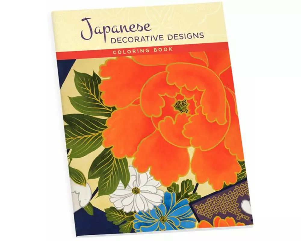 Japanese Decorative Designs Coloring Book