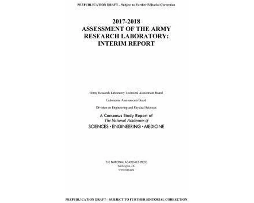 2017-2018 Assessment of the Army Research Laboratory