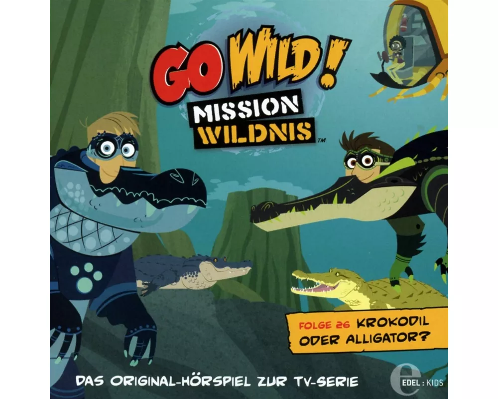 Go Wild!-mission Wildnis (26) Krokodil Oder Alliga