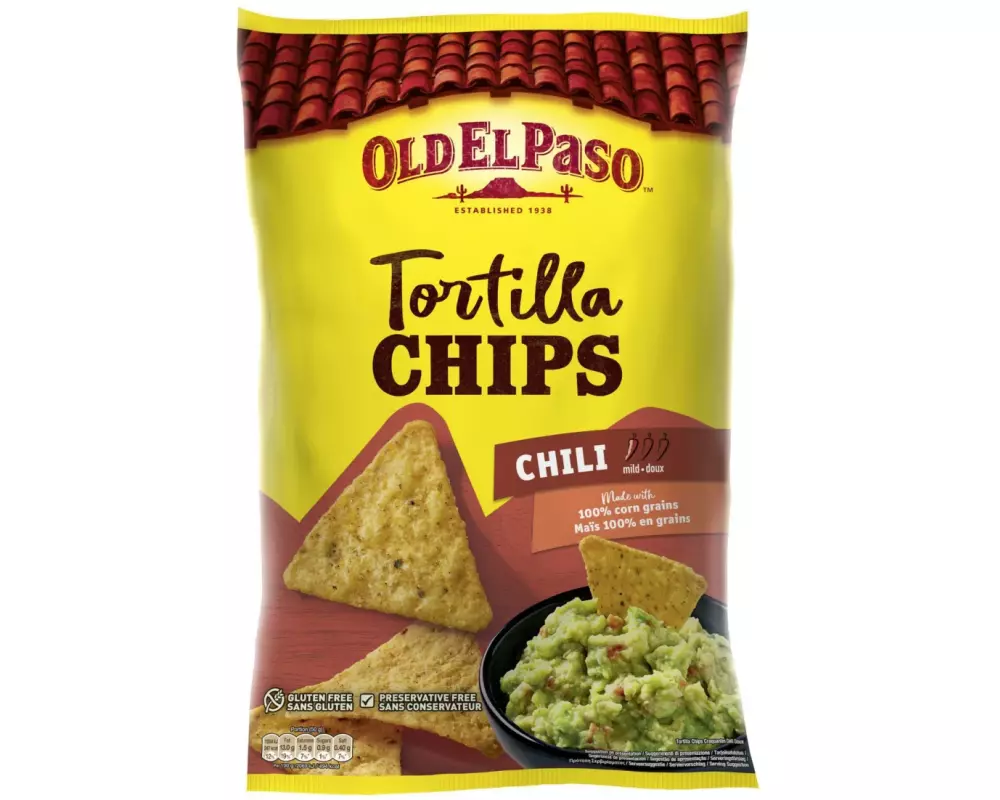 Old El Paso Tortilla Chips Chili 450 g