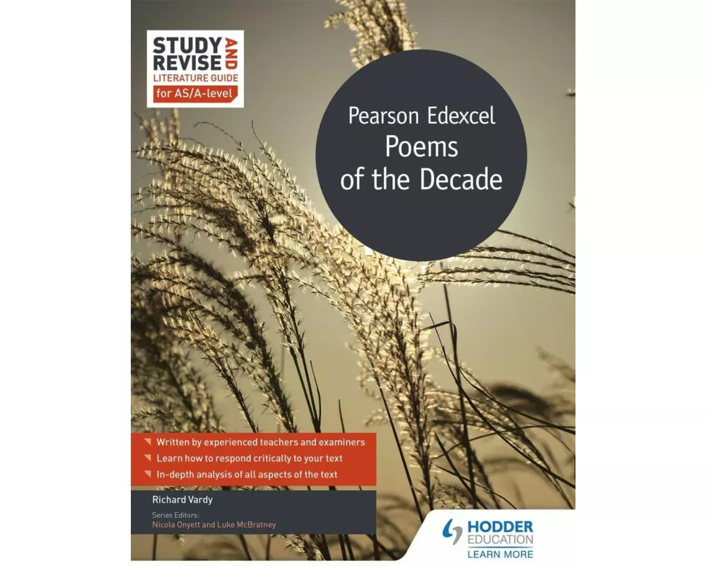 Study and Revise Literature Guide for AS/A-level: Pearson Edexcel Poems of the Decade