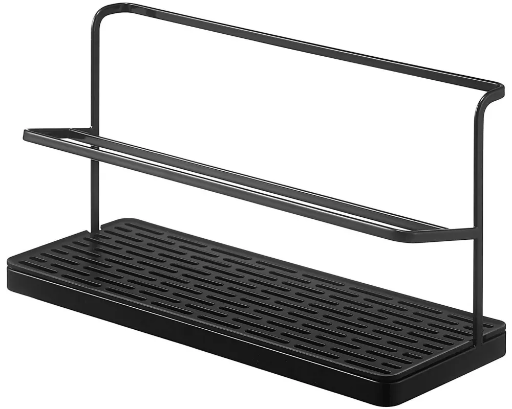 Yamazaki Abtropfgestell für Trinkflaschen Tower Schwarz