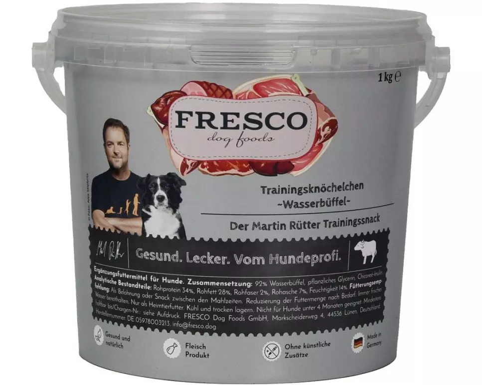 FRESCO Snack Martin Rütter Trainingsknöchelchen Wasserbüffel 1000 g